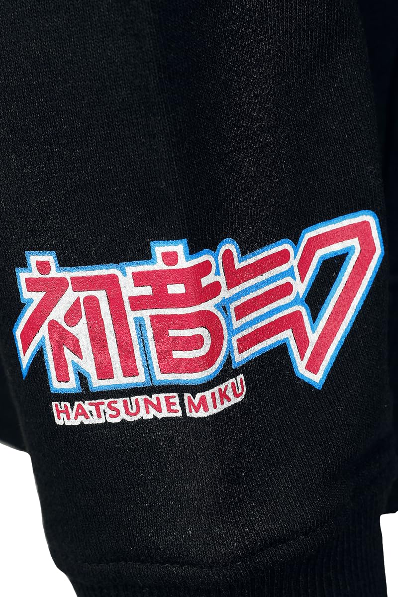 Hatsune Miku Frauen Kapuzenjacke schwarz Anime, Fan-Merch, TV-Serien