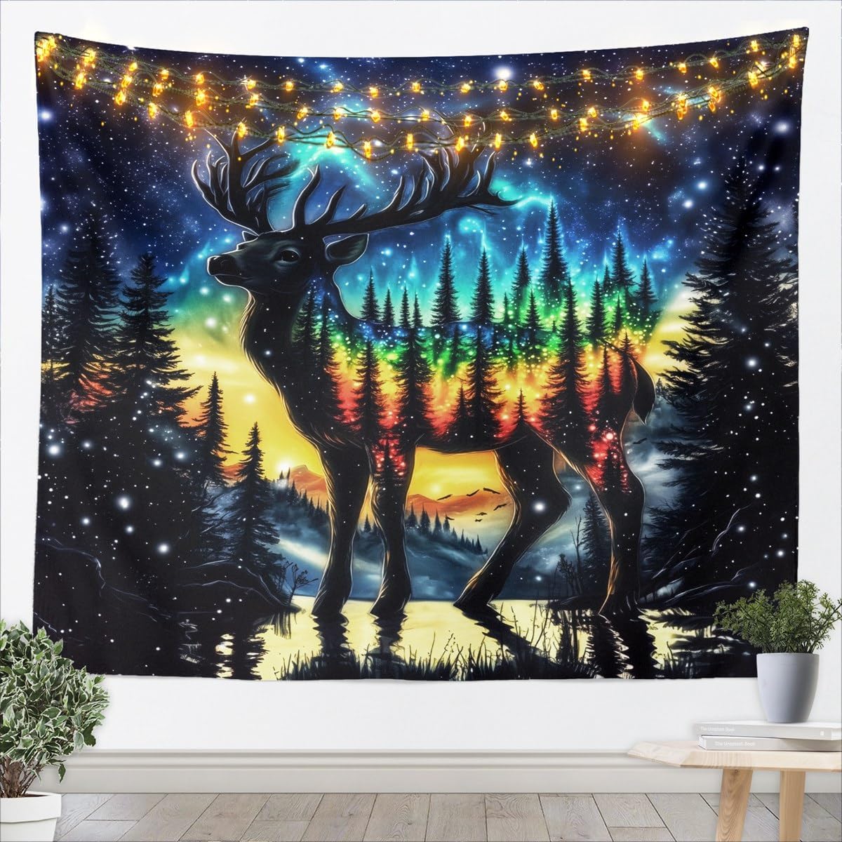 jejeloiu Zebra Tapestry XLarge 70"x92" Hot Pink Stripes Wall Hanging for Boys Girls Teens Glitter Wall Blanket Women Men Animal Print Wall Art