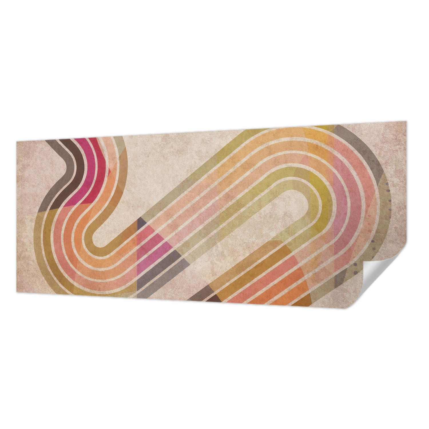 Papier peint panoramique 250x104 cm Tulup à motif géométrique
