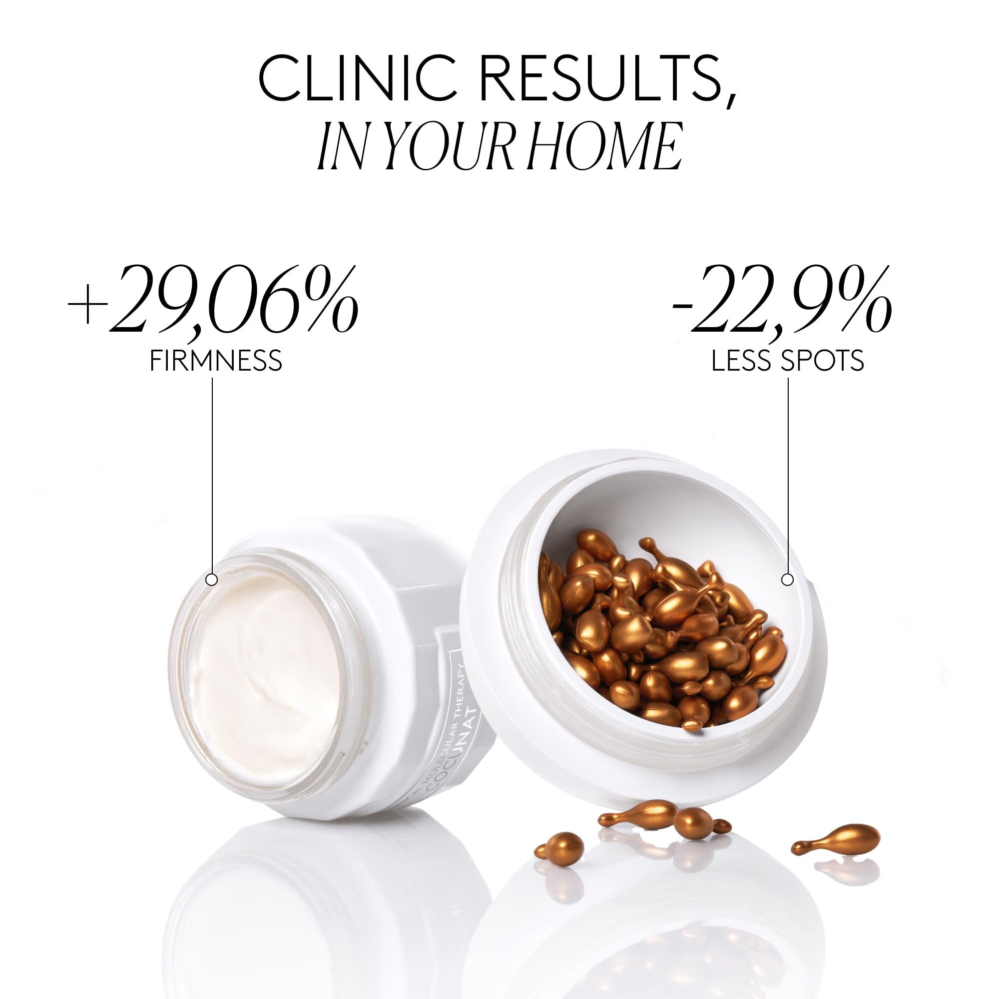 COCUNAT – THE REAL C 30 + CLINICAL MOLECULAR THERAPY – Serum z Witaminą C + Krem Przeciwzmarszczkowy – Redukuje Zmarszczki i Przebarwienia – Kompleksowa Kuracja Przeciwstarzeniowa