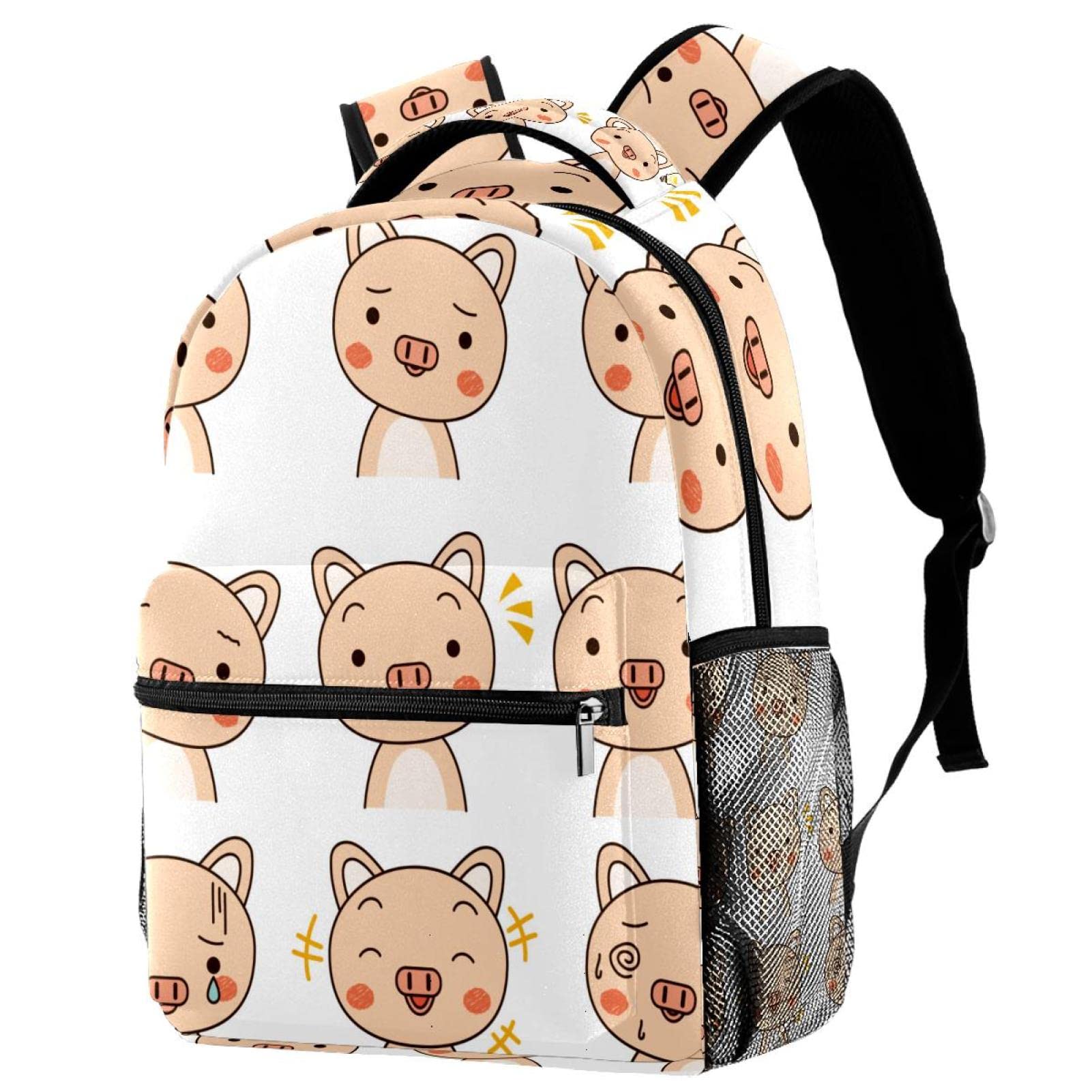 Sac à dos cochon décontracté pour femme grande capacité voyage