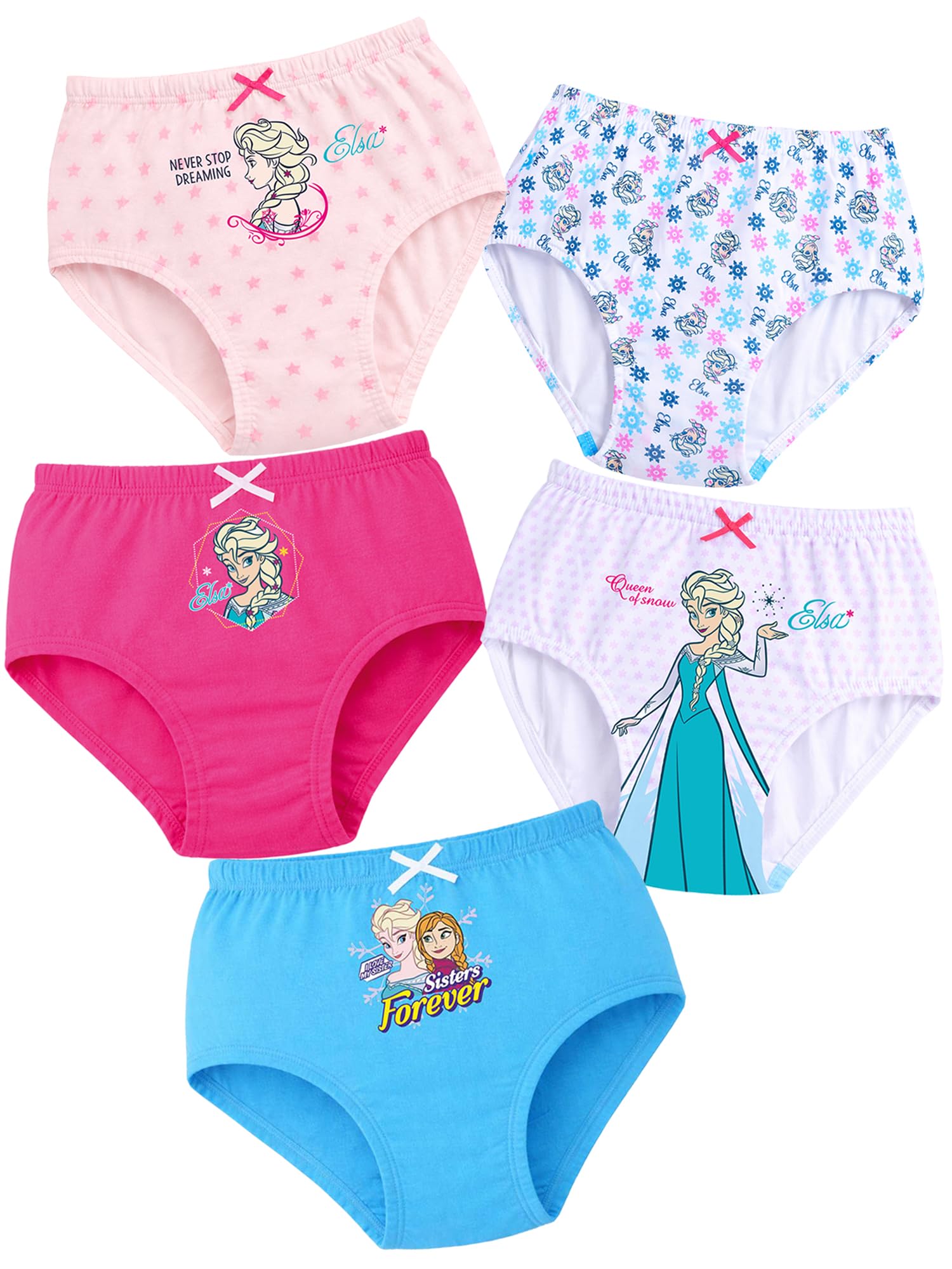 bodycare Kids Minnie & Friends Girls Panty Ultrasoft Underwear 100% Cotton Soft Comfortable | Skin Friendly | Innerwear Pack of 5 Print May Vary-picture-33