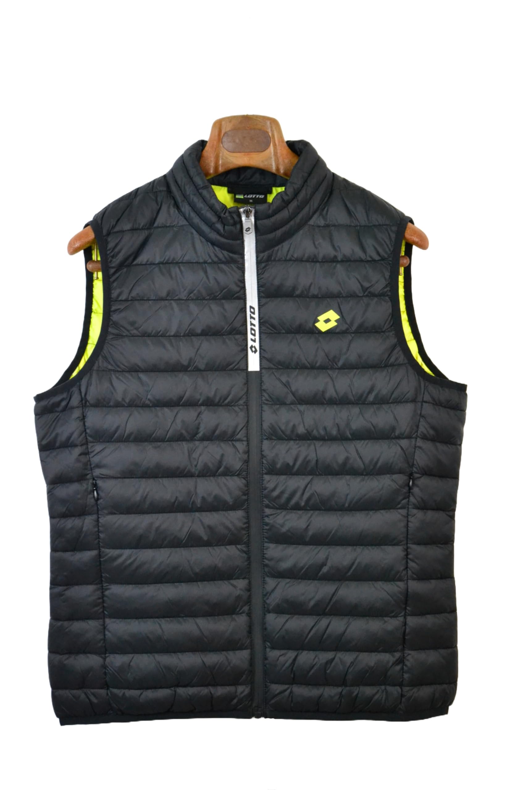 LOTTO SMANICATO UOMO ESTIVO 60 GRAMMI - LEGGERO - GILET UOMO PRIMAVERILE SPORTIVO (L, 432948 BLACK)