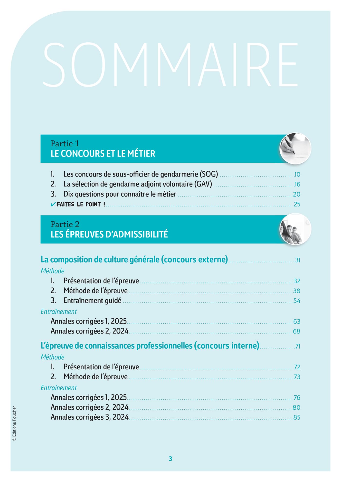 Réussite Concours - Sous-officier de gendarmerie - 2026-2027- Préparation complète