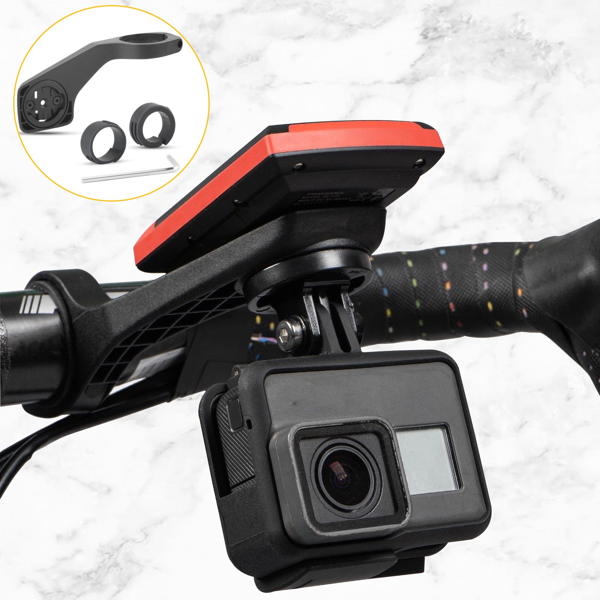 Supporto Per Computer Bici Garmin - Universale, Per Manubri 25.4-31.8mm - Foto 5