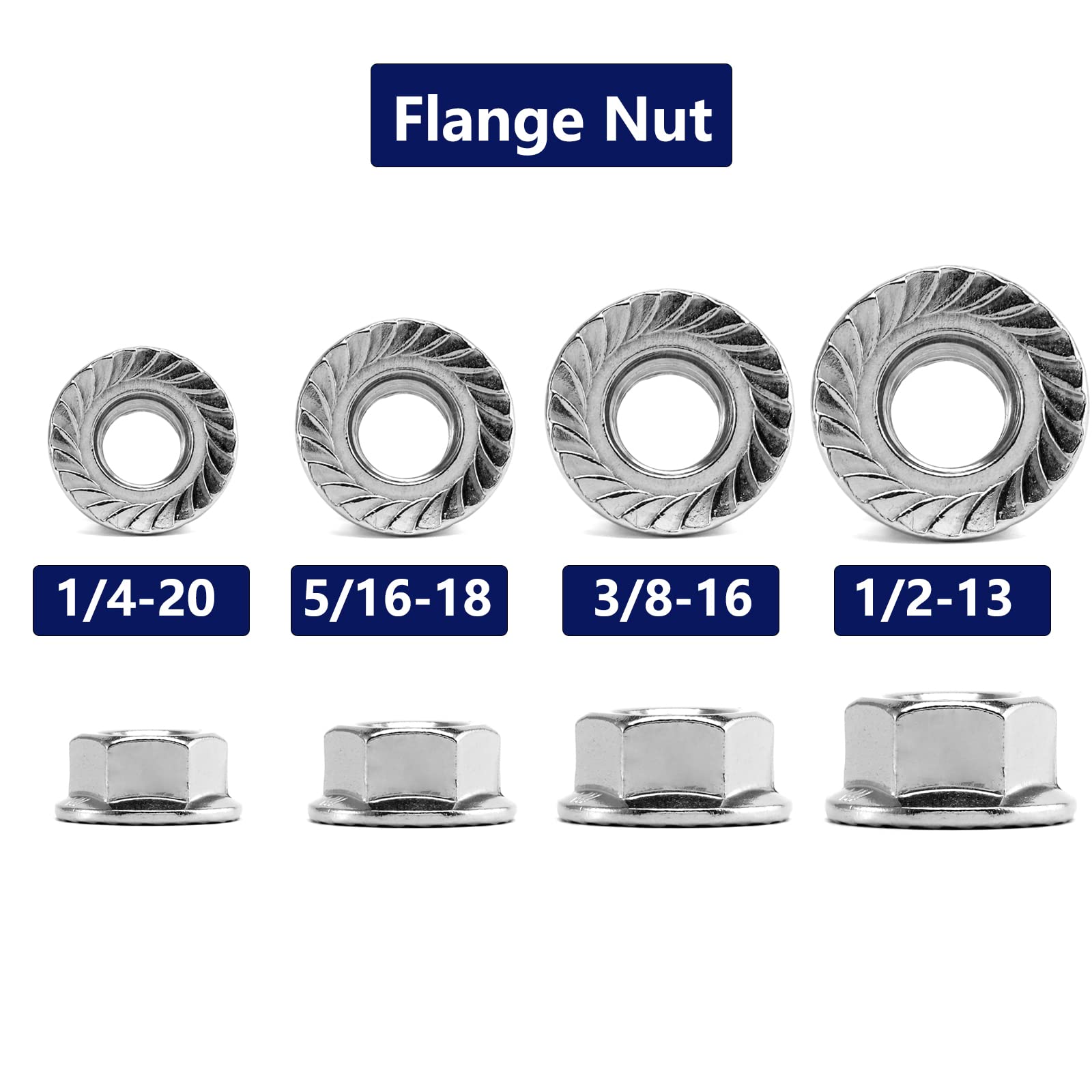 5/16-18 Nylon Insert Hex Lock Nuts Grade 2 Zinc Plated Steel Qty 250