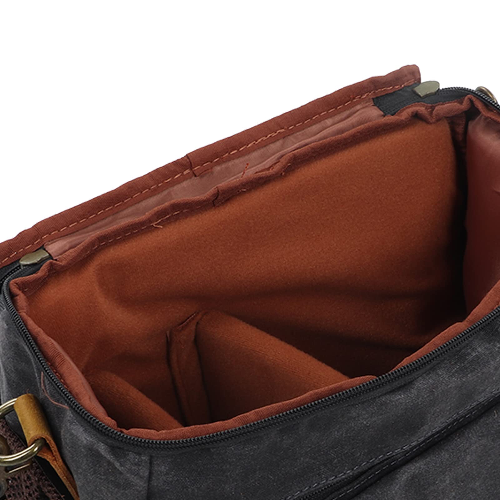 Bolsos de Hombro para Cámara de Lona, ​​diseño Vintage Elegante para Viajes de Fotografía, Estuche SLR DSLR de Gran Capacidad