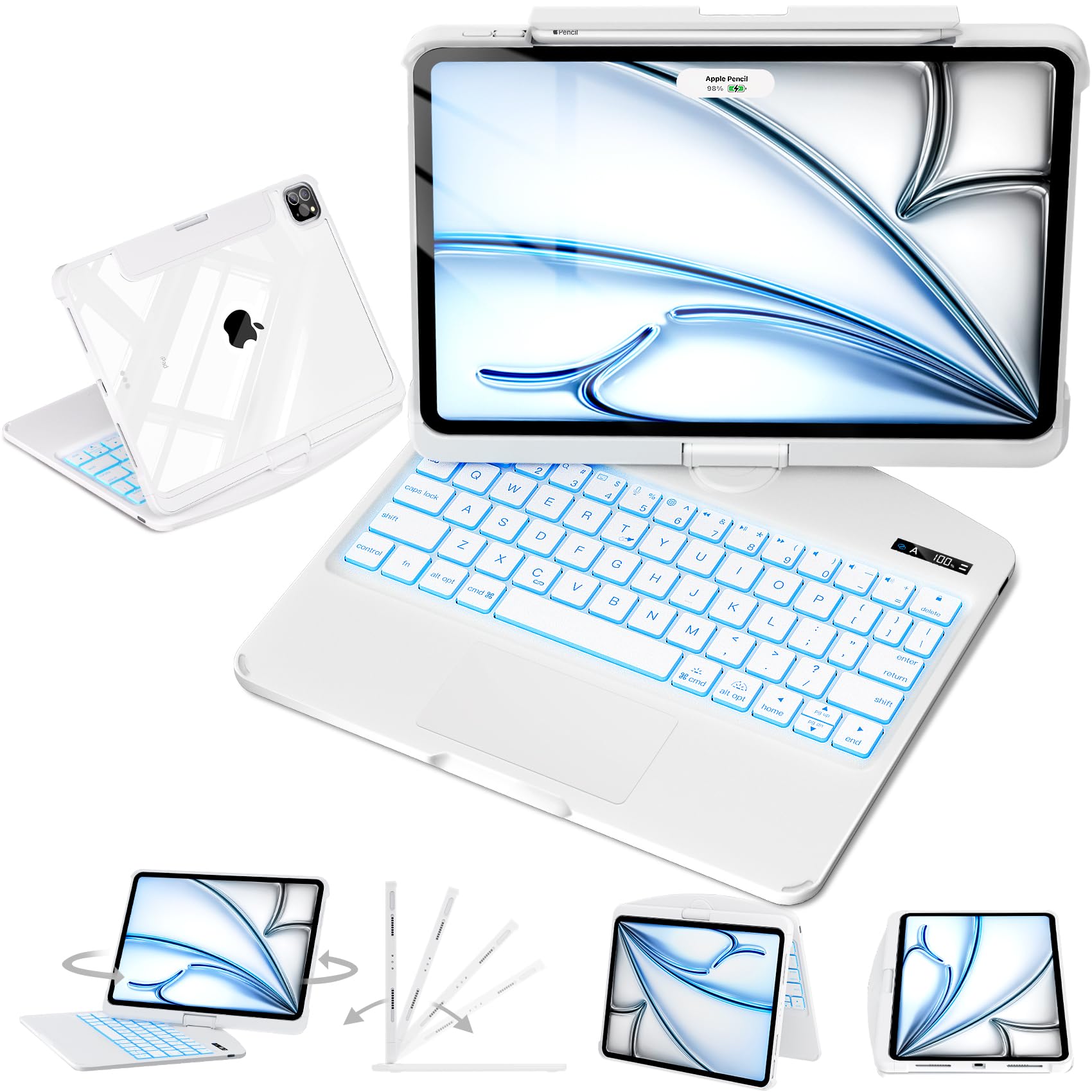 マジックキーボードケース　他角度回転　360° iPadマジックキーボードケース 他角度回転 360° 楽天市場