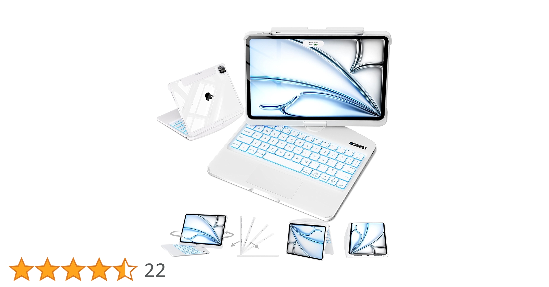 iPad 10.2インチ マジックキーボード ケース 日本語配置 360度回転式 楽天市場】iPad キーボード ケース 日本語配列 タッチパッド搭載