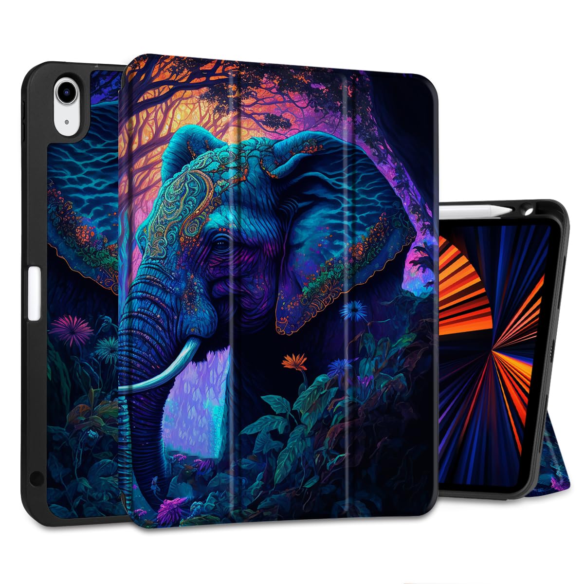 MEEgoodo Case for M3/M2 iPad Air 11 inch 2025/2024,Case for iPad Air 5th Generation/iPad Air 4th Generation 10.9 inch 2022 2020, Tablet Cover with