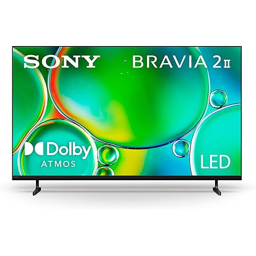 Sony BRAVIA 2 II 50 Inch 4K Ultra HD LED Smart TV with Google TV and Exclusive Features for PlayStation®5 (K-50S20M2), 2025 Model
