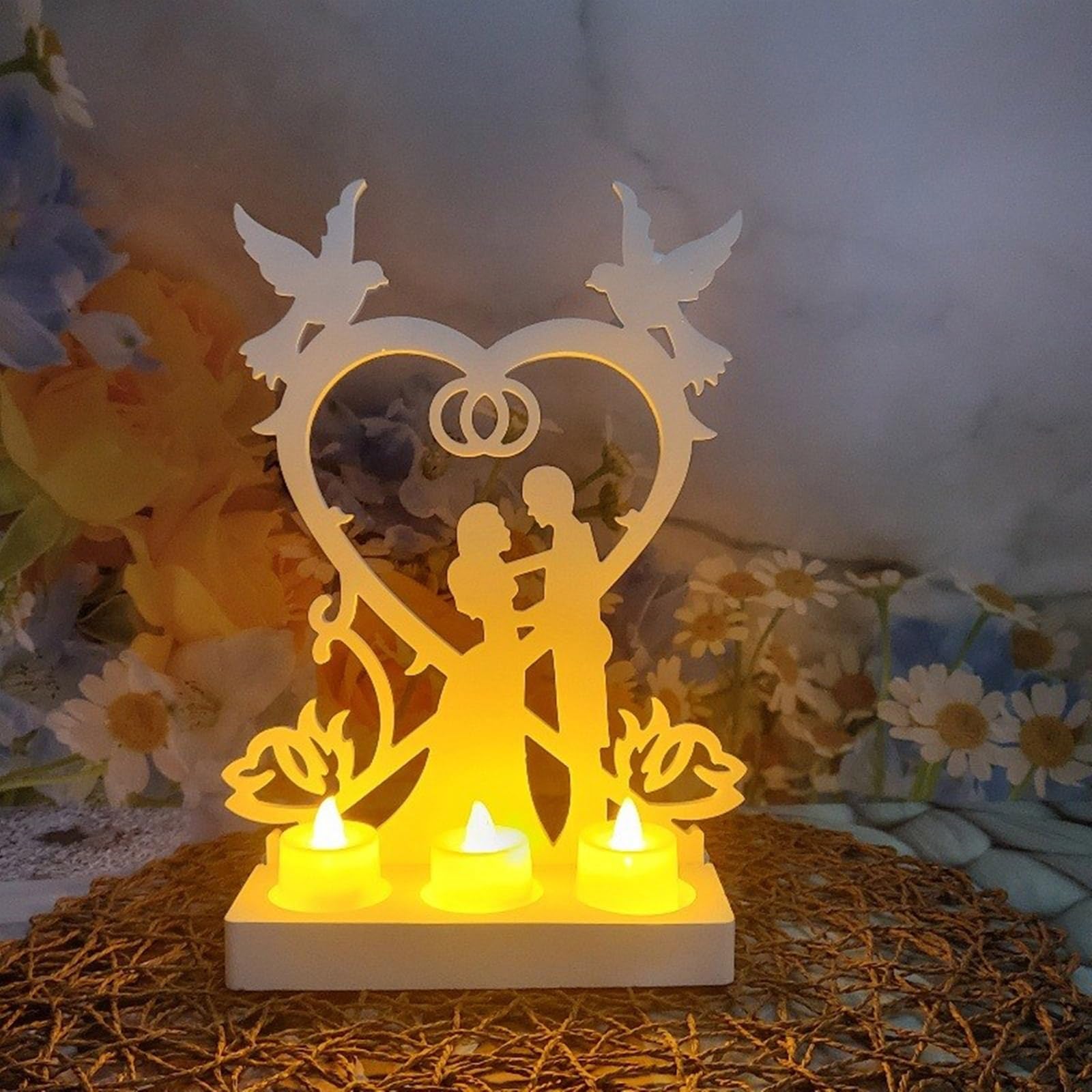 3D Hochzeitsdekoration Silikonform Kerzenständer Formen