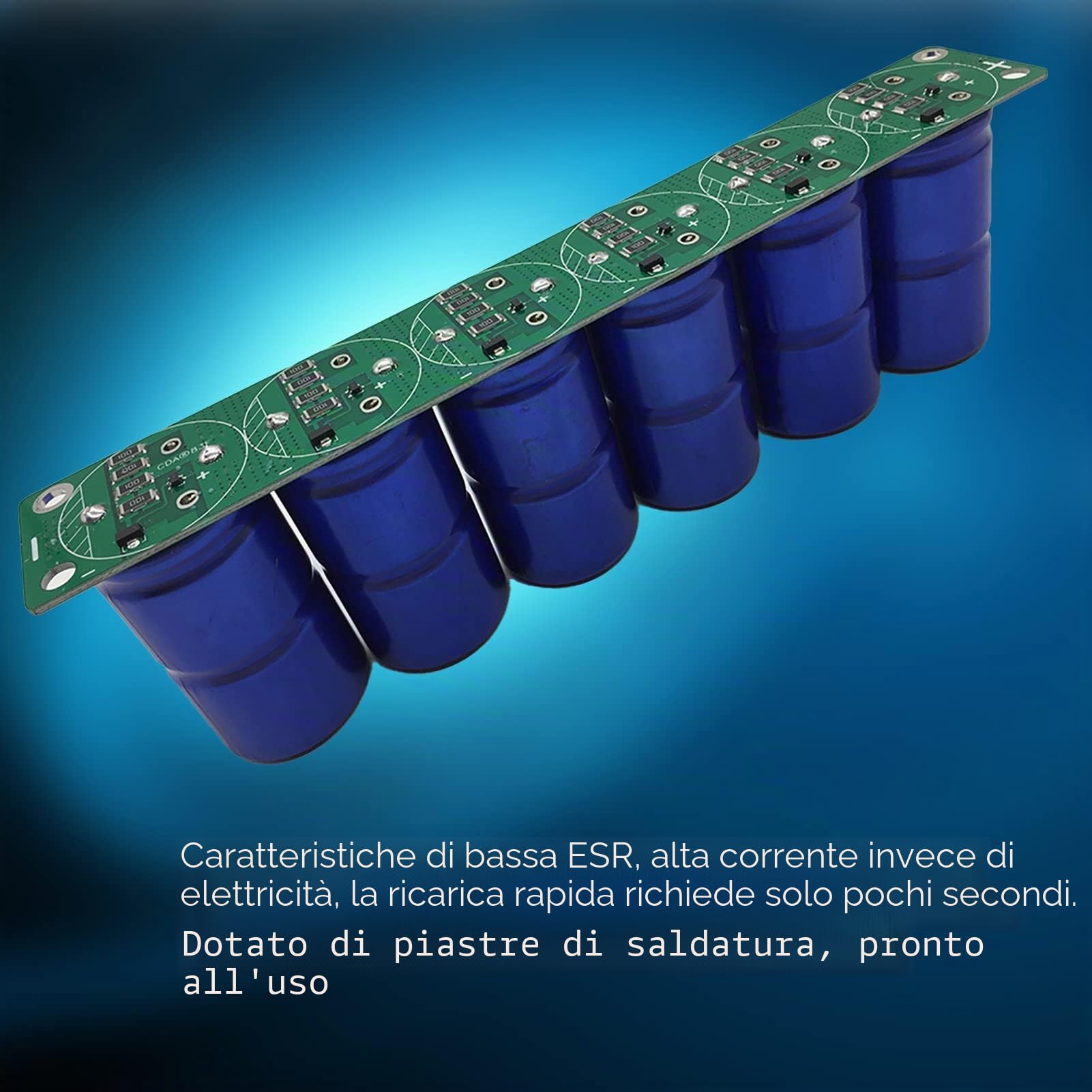 1 Set 16V 83F Super Farad Condensatore Con Componenti Della Scheda Di Protezione Per Dispositivi Elettronici Come Ram Tre Metri Intelligenti Azionamenti Motori Circuiti Di Clock