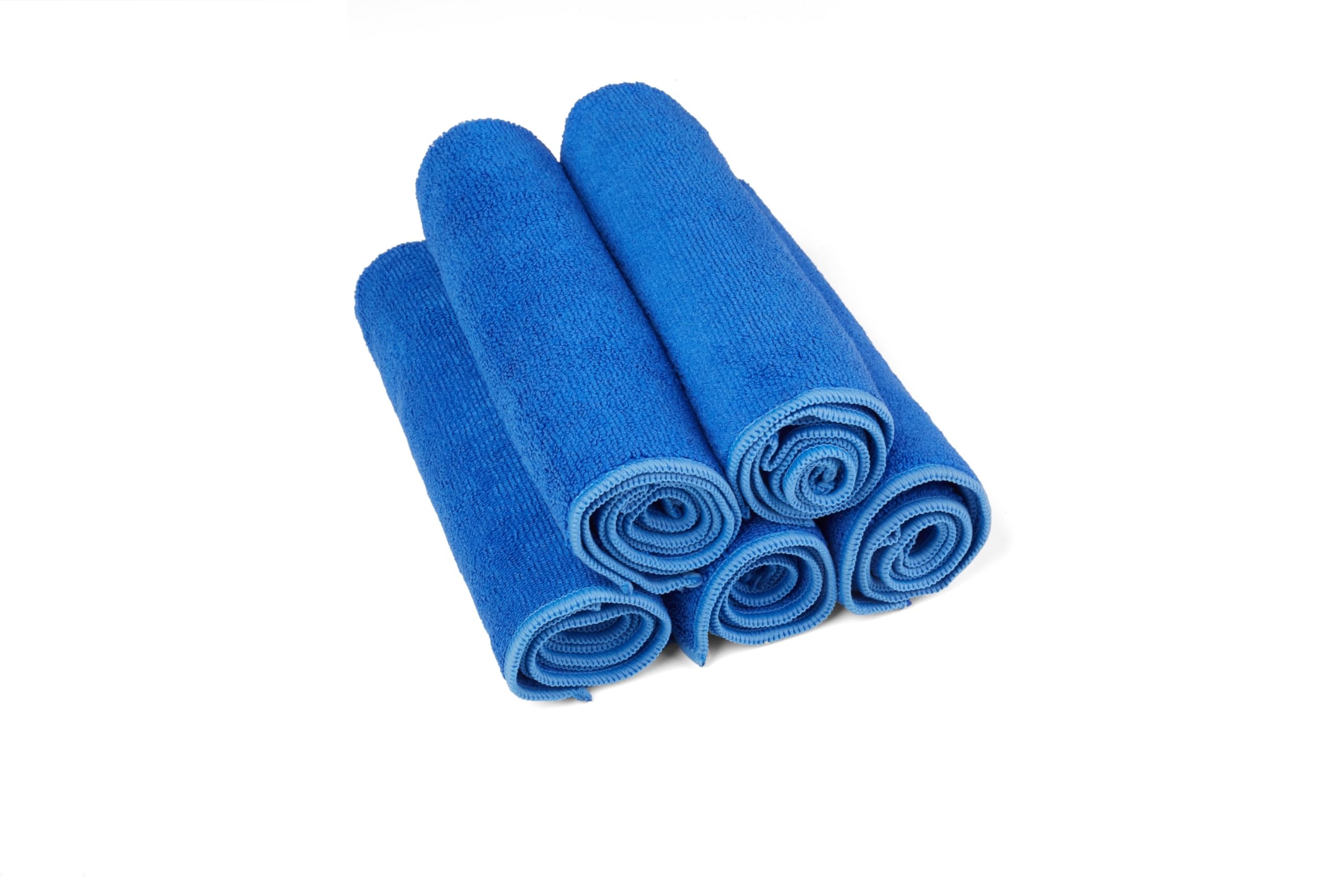 Kavalier ProClean - Miracle Wipe - Microfiber Blue Towel Set for Ultimate Cleaning Efficiency - 41x41cm - 350 GSM - 5 Units Pack - Blue