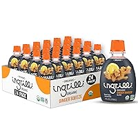 Vista 1 de Ingrilli Mezcla de jengibre orgánico para apretar, botella de 4 onzas líquidas (paquete de 24)
