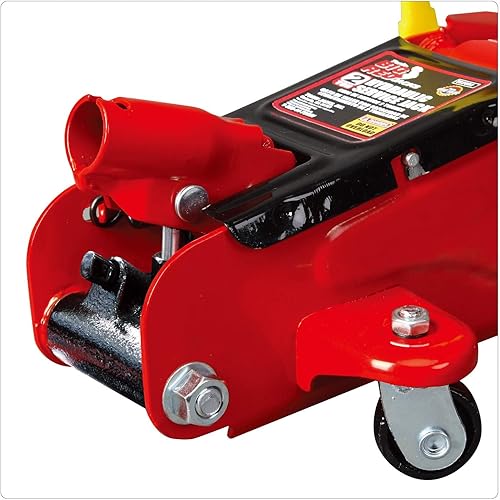 Miniatura 6 de BIG RED - Gato hidráulico Torin de suelo con ruedas, capacidad de 2 toneladas (4,000 lbs), T82002-BR-1, rojo