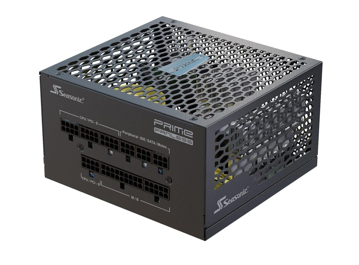 Seasonic PRIME FANLESS PX-500, 500W 80+ Platinum, Full Modular, ATX12V & EPS12V, True Fanless Design, 12 Year Warranty, Perfect Power Supply for situations that demand silence from the equipment