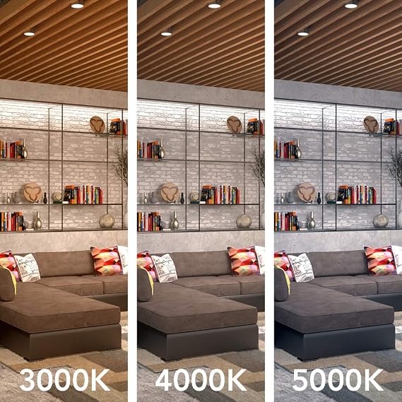 Lithonia Lighting FMLCCLS 48IN 30K40K50K 90CRI BN Linear Flush Mount with Selectable Color Temperature, Brushed Nickel