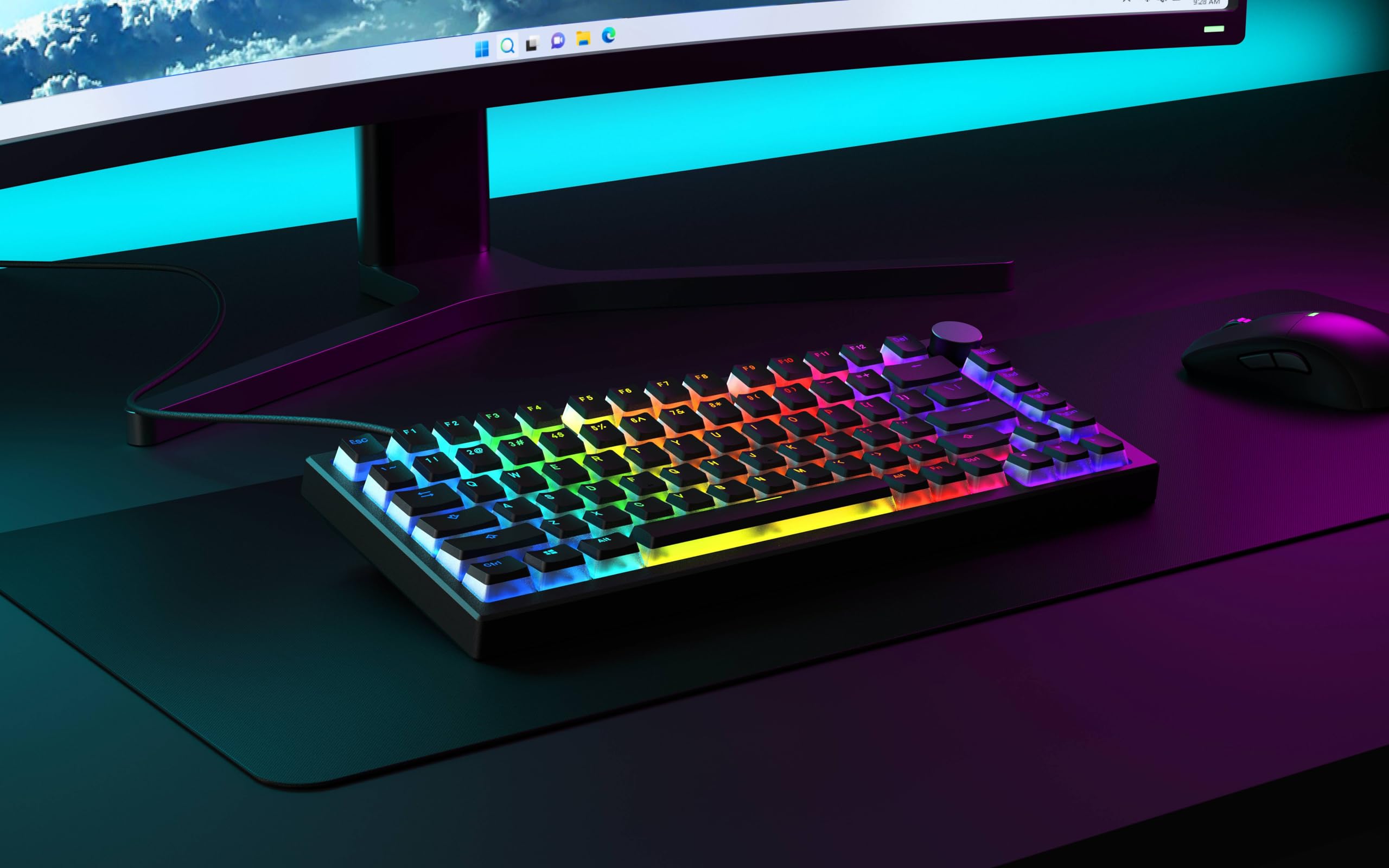 Amazon | AG Striker RGB 75% (82キー) メカニカルキーボード PBT