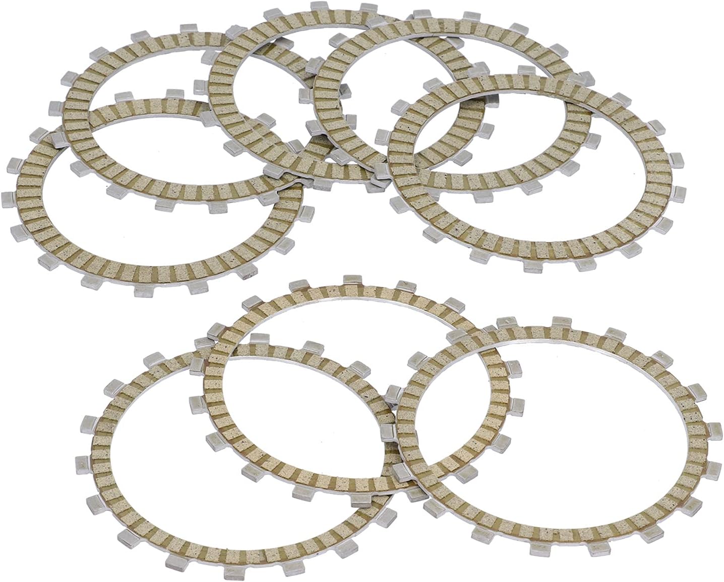 Clutch Plates, Friction Disc Set Compatible with R1200GS R1250GS R1200RT R1200R R1200RS, Clutch Replacement Kit, Motorcycle Clutch Plate Set