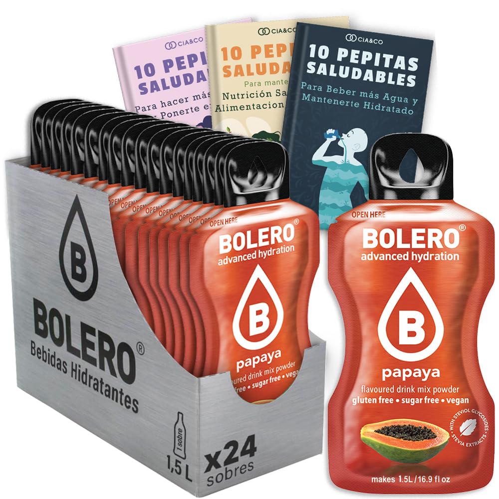 24 x Bebida Bolero COLA Hidratante Sin Azucar (24x9 grs) + 30 Pepitas Saludables para una vida más sana by Cia&Co — view 105