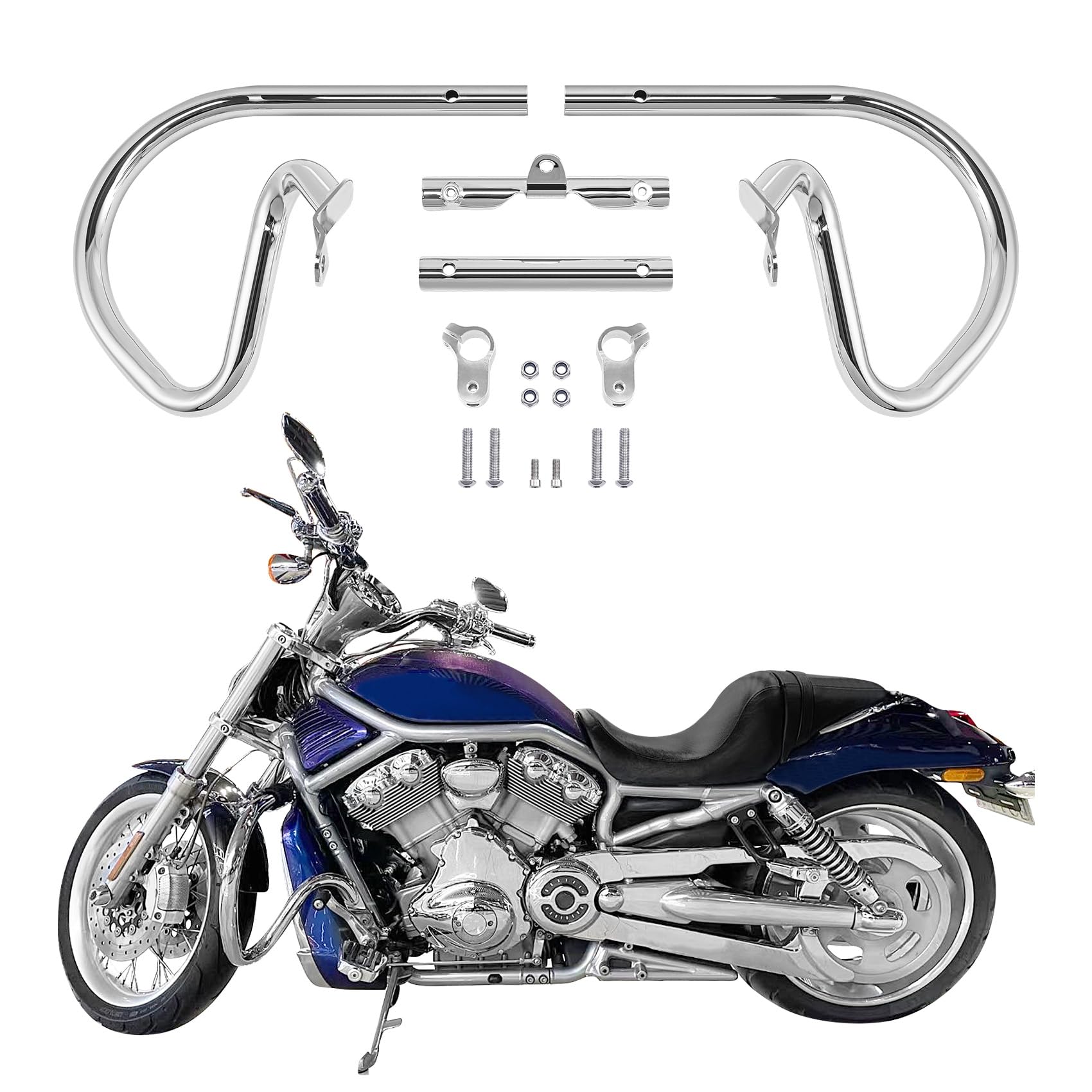 Amazon.com: TCMT Engine Guard Highway Crash Bar Fits For Harley