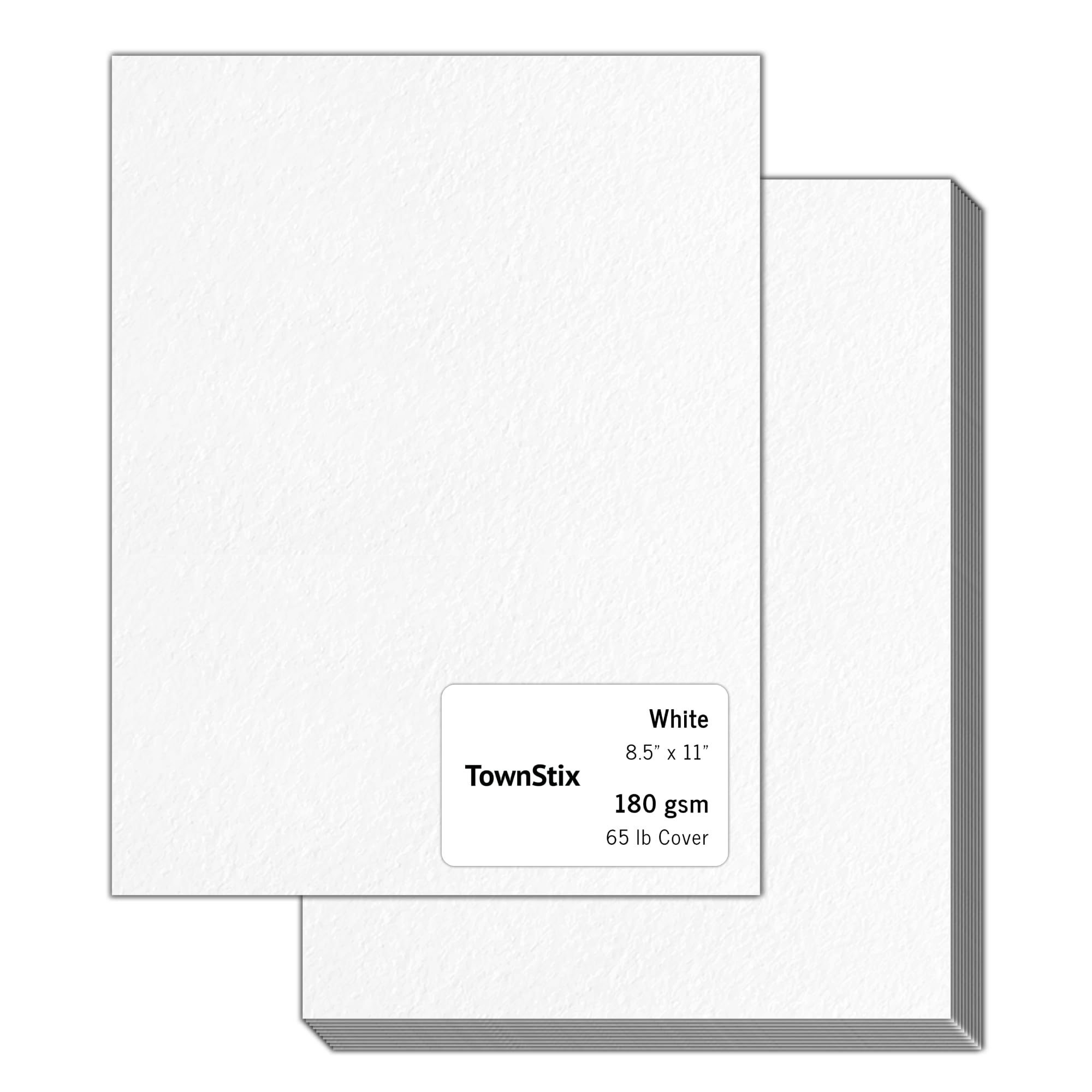 200 Pieces, (65 lb/180 GSM) - White Cardstock 8.5 x 11, Thick Heavy Card Stock Cardboard Printer Paper