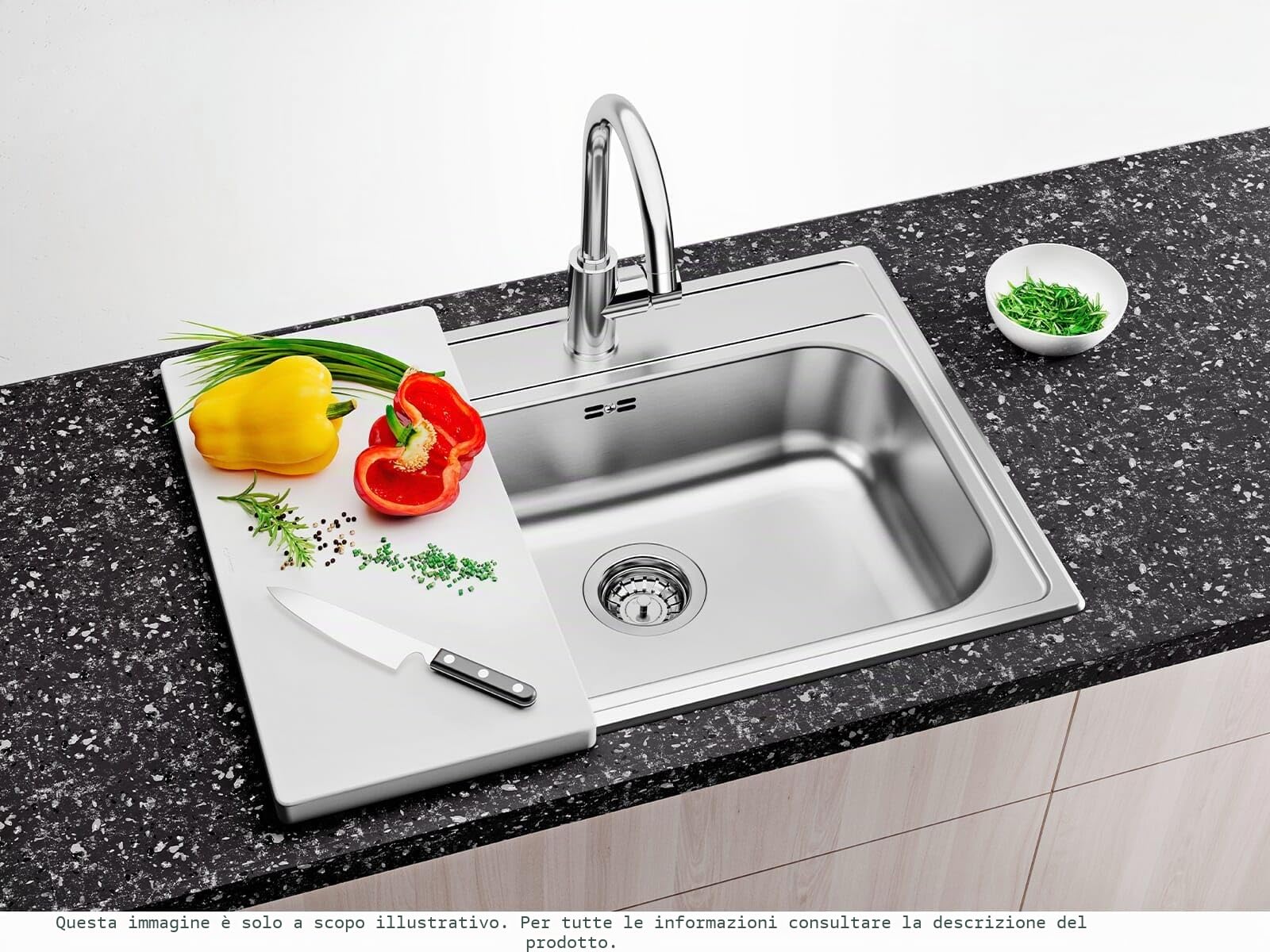 Blanco 525323 | Lavello da cucina in acciaio inossidabile DANA 6 | Colore : acciaio inossidabile