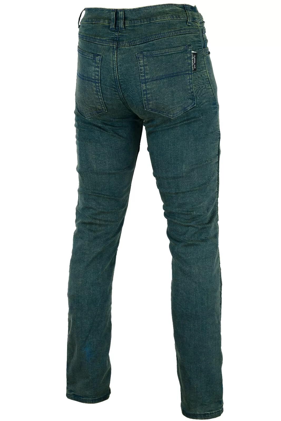 Bikers Gear Australia – Jeans de moto stretch doublé Kevlar avec protection amovible CE 1621-1