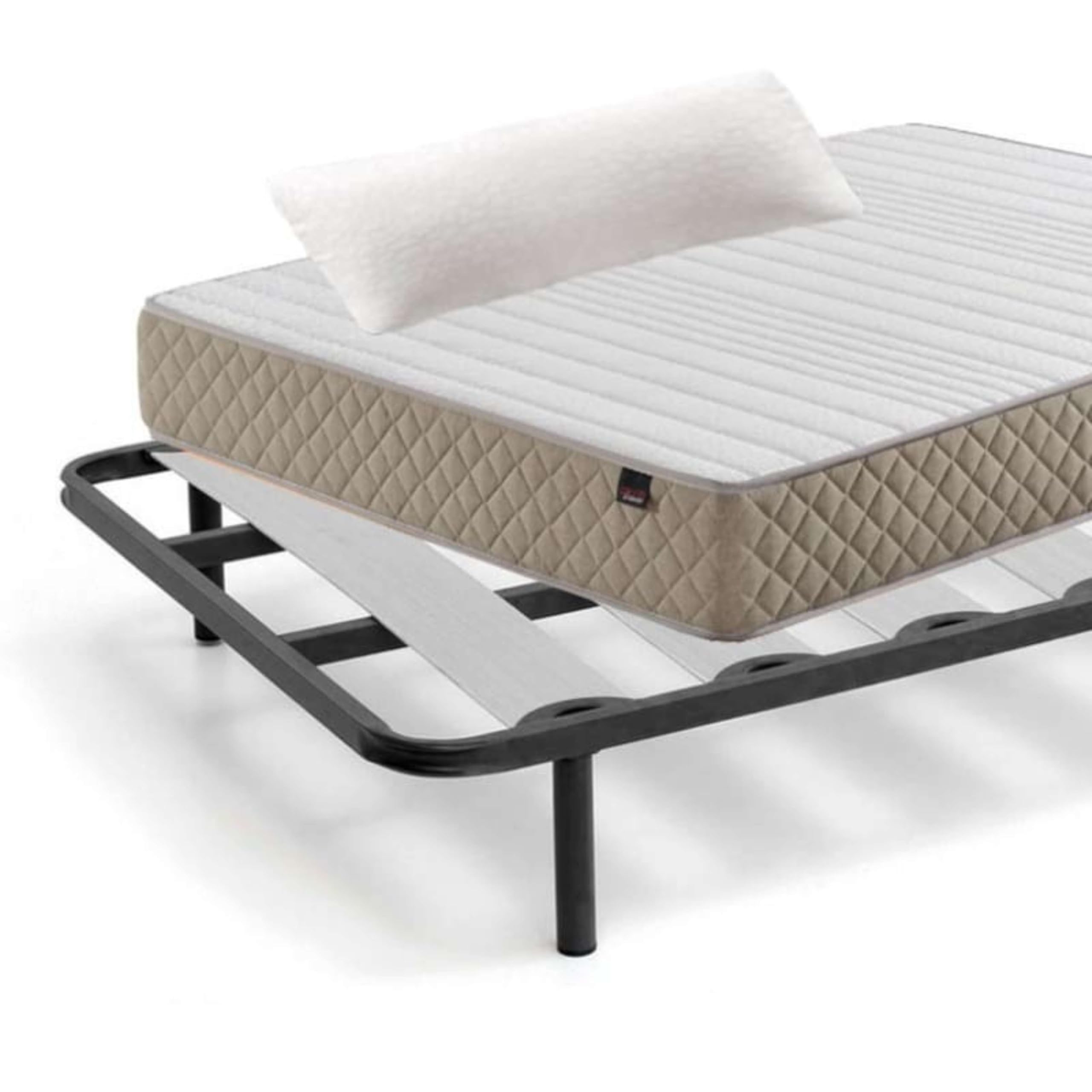 Miroytengo Packs Descanso Completo (colchón + somier o Base+ Patas+ Almohada) (HIPNOS, 105x190 cm)
