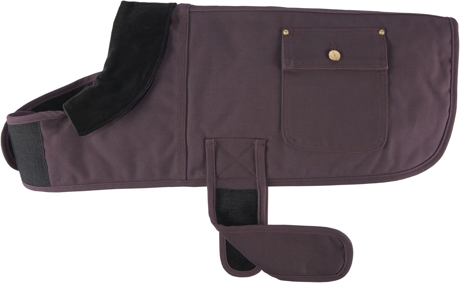 Carhartt Firm Duck Insulated Dog Chore Coat, Durable Weather Resistant Jacket for Cold and Windy Conditions, Contains PFAS (Deep Wine), Small
