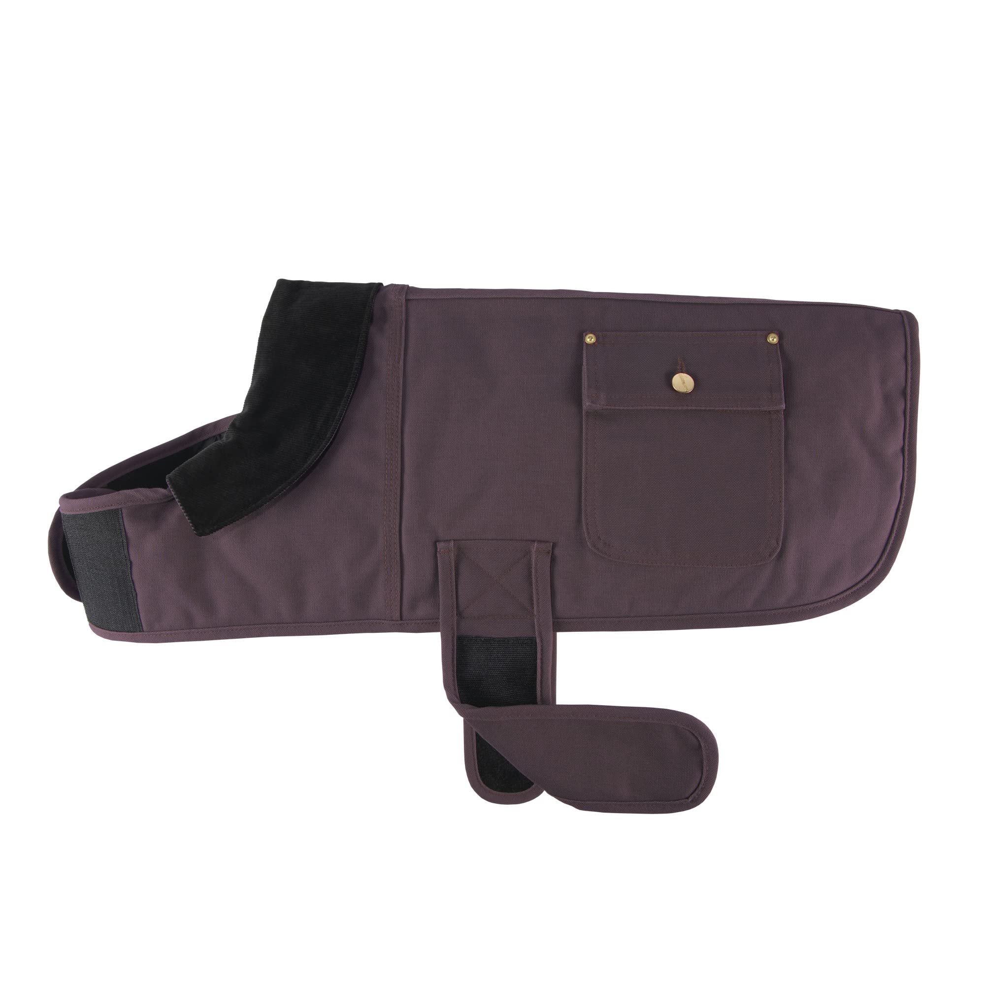 Carhartt Firm Duck izolowany płaszcz dla psa, głębokie wino, S