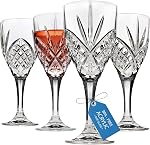 Godinger Wine Glasses Goblets, Shatterproof and Reusable Acrylic - Dublin Collection, Set of 4