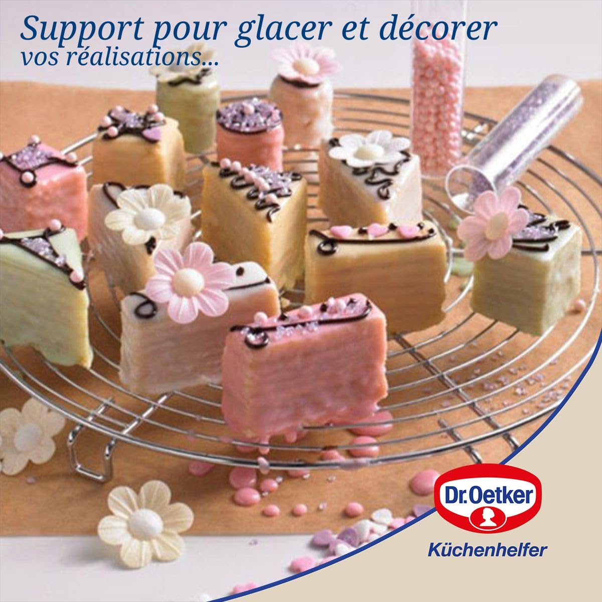 Dr. Oetker 32 cm Tarte Kuchenrost Gris