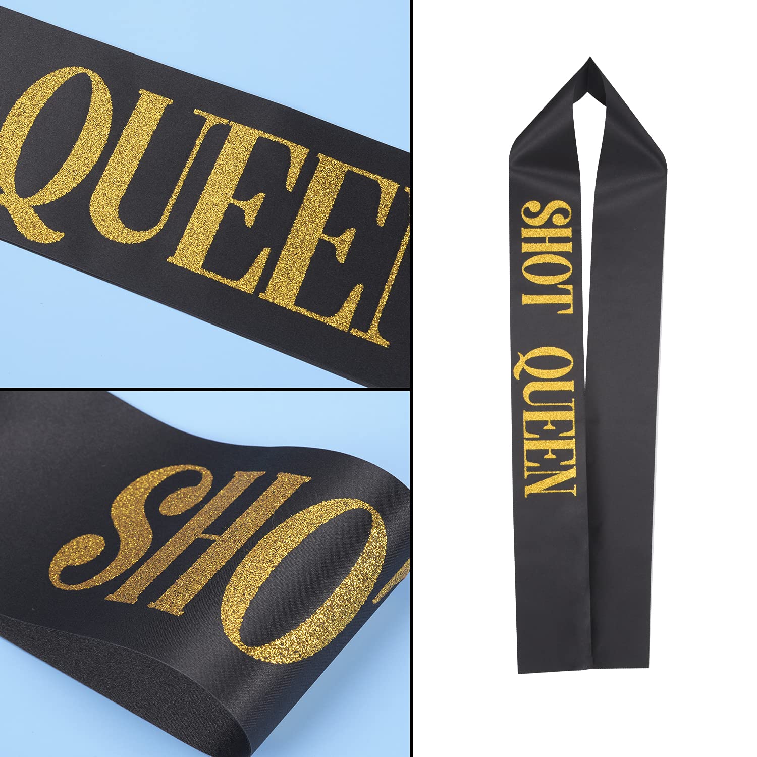 Twerk Queen Schärpe Aus Satin Mit Goldfolie – Perfekt Für Geburtstag & Junggesellinnenabschied