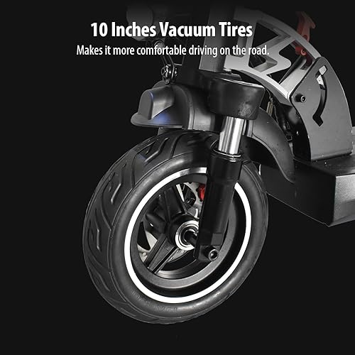 Miniatura 5 de Scooter eléctrico para jóvenes y adultos, motor de 800 W, velocidad máxima de 20 MPH, batería de 48 V 15 AH, alcance de hasta 31 millas de largo,