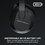 Turtle Beach Stealth 600 Multiplatform Wireless Amplified Gaming Headset for PC, PS5, PS4 & Mobile – Bluetooth, 80 Hour Battery, Flip-to-Mute Noise Cancelling Microphone, 3D Waves Audio – Black