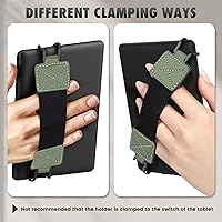 Vista 6 de MoKo Correa de mano de seguridad para tablet eReader/Fire de 6-8", Kindle/Kobo/Voyaga/Lenovo/Sony Kindle E-Book Tablet, correa de mano elástica