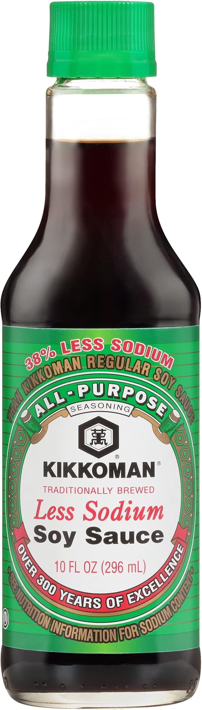 Kikkoman Less Sodium Soy Sauce All Purpose Seasoning Traditionally Brewed Less Sodium Soy