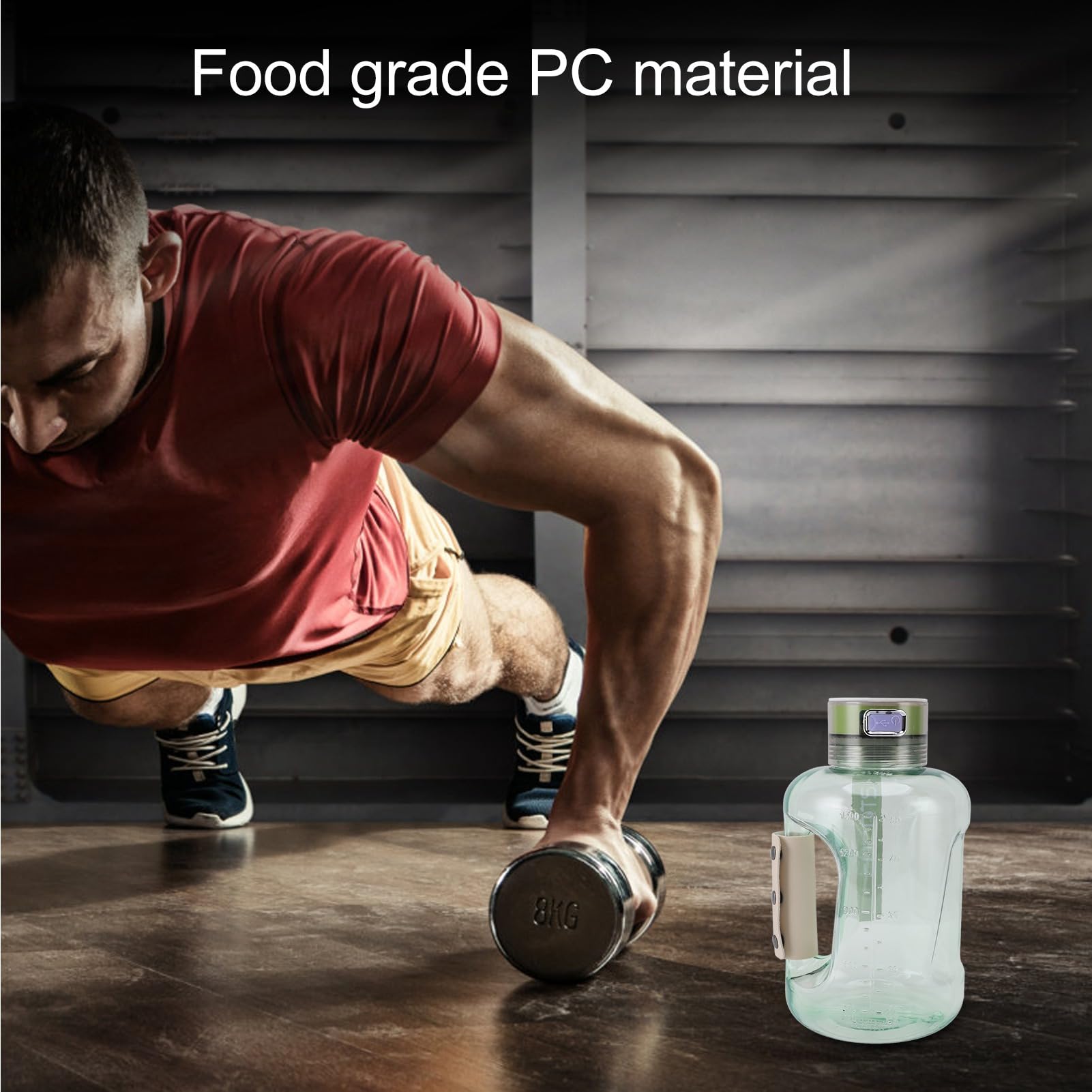 1,5 L Wasserstoff-Wasserflasche, Wasserstoff-Wassergenerator mit Großer Kapazität und SPE-PEM-Technologie, Wasserionisator für Outdoor-Sport, Büro, Reisen, für die Liebe