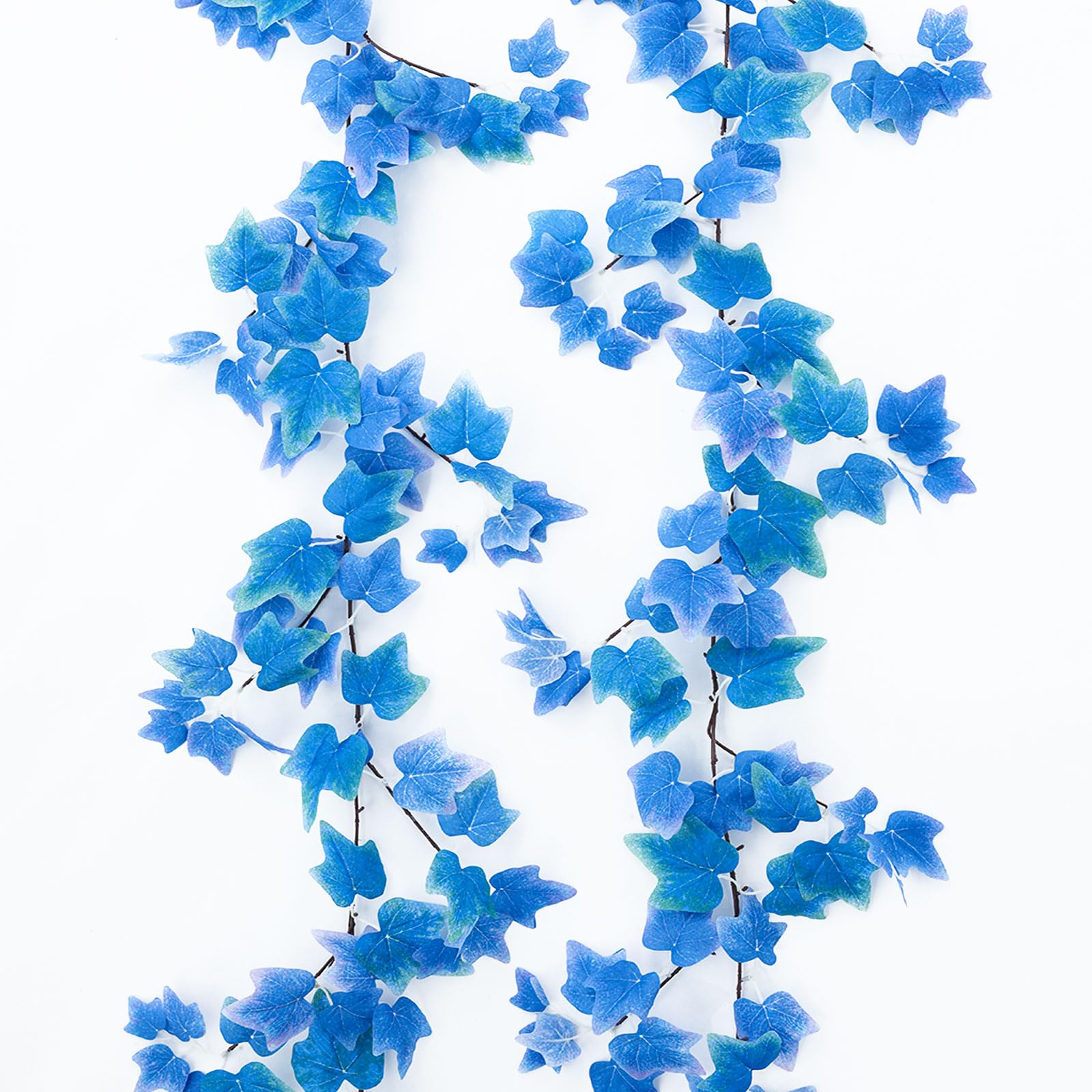 Amazon.com: Mizii 2 Strands Artificial Vines Blue Ivy Garland 74