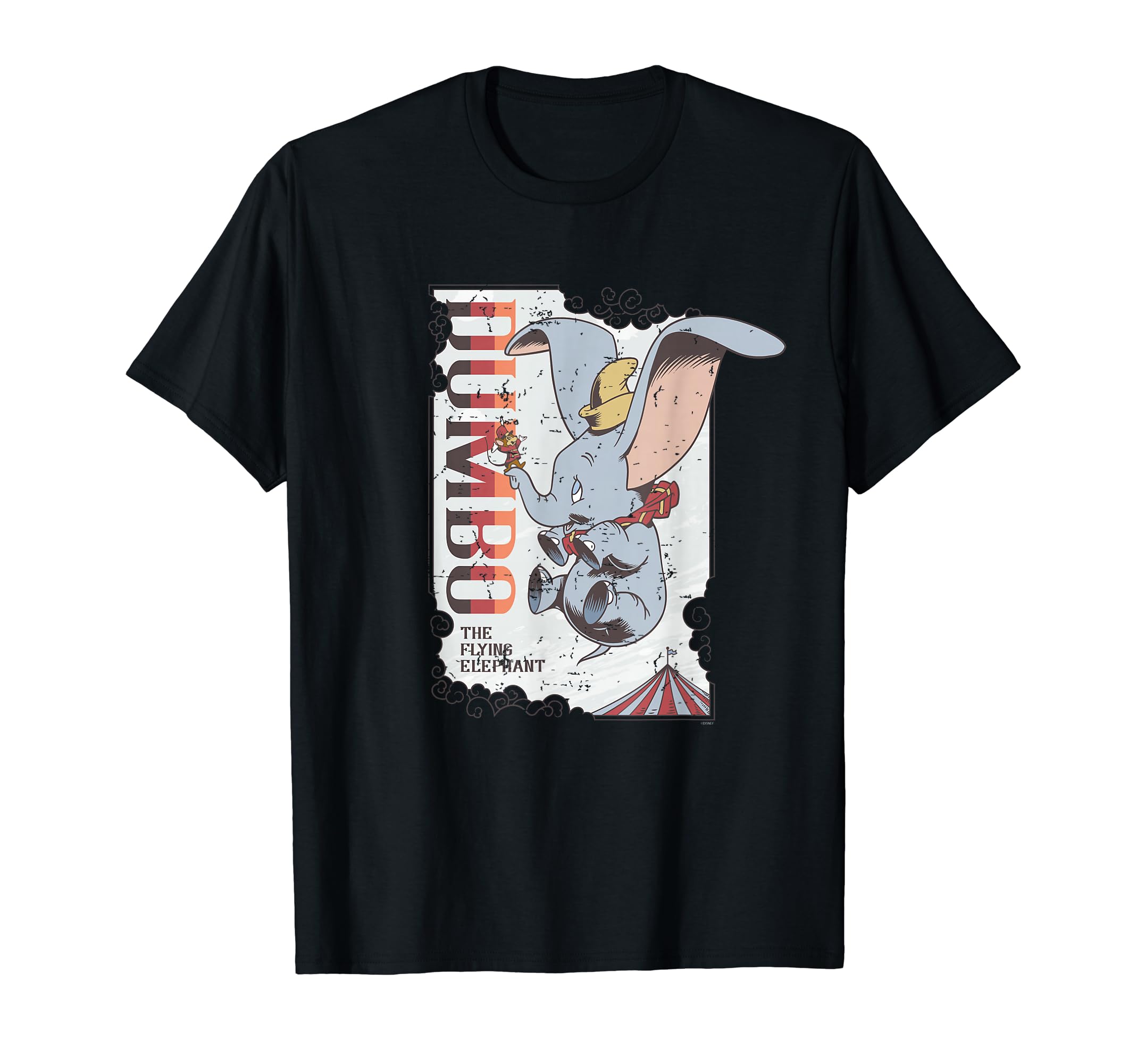 Amazon | ディズニー 空飛ぶ象のダンボ 壮観 Tシャツ | Tシャツ