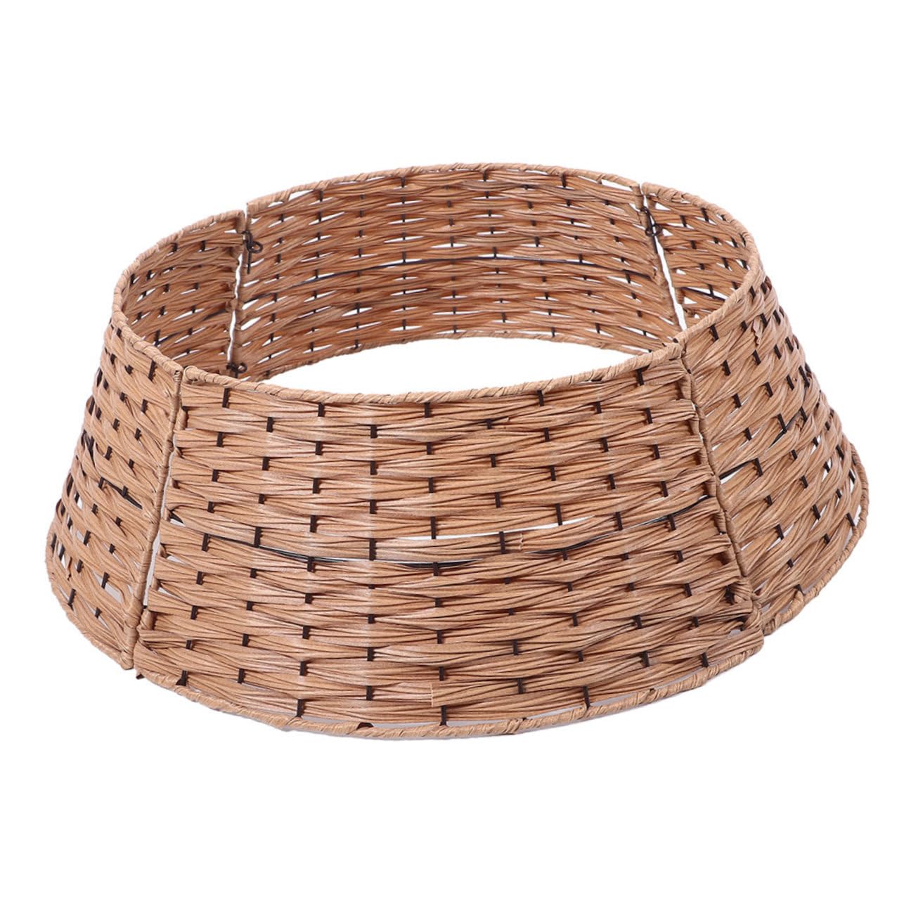 Skórka Do Choinki Stylu Nordic Ozdobny Krąg Woven Podstawa Choinkę Dekoracja Świąteczna Do Domu i Ogrodu Elegancki Boże Narodzenie
