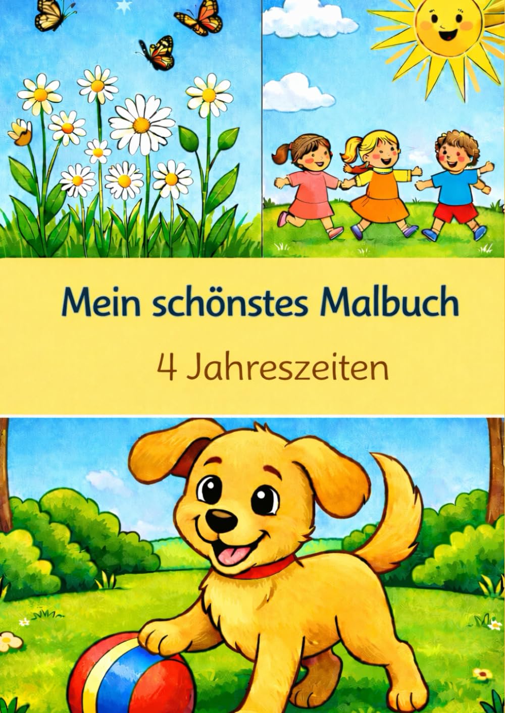 Mein schönstes Malbuch: 4 Jahreszeiten
