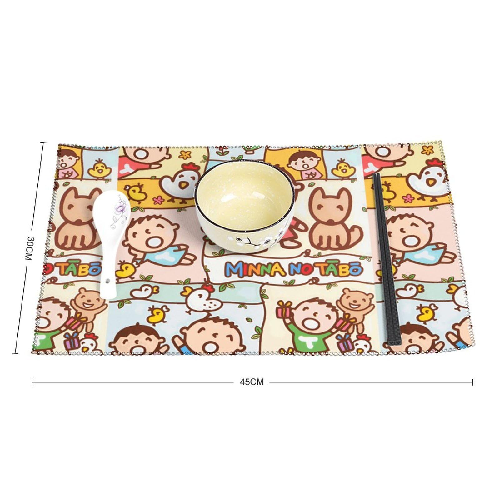 サンリオ みんなのたあ坊 アウトドア マット Amazon｜みんなのたあ坊 ランチョンマット 6枚セット食卓マット