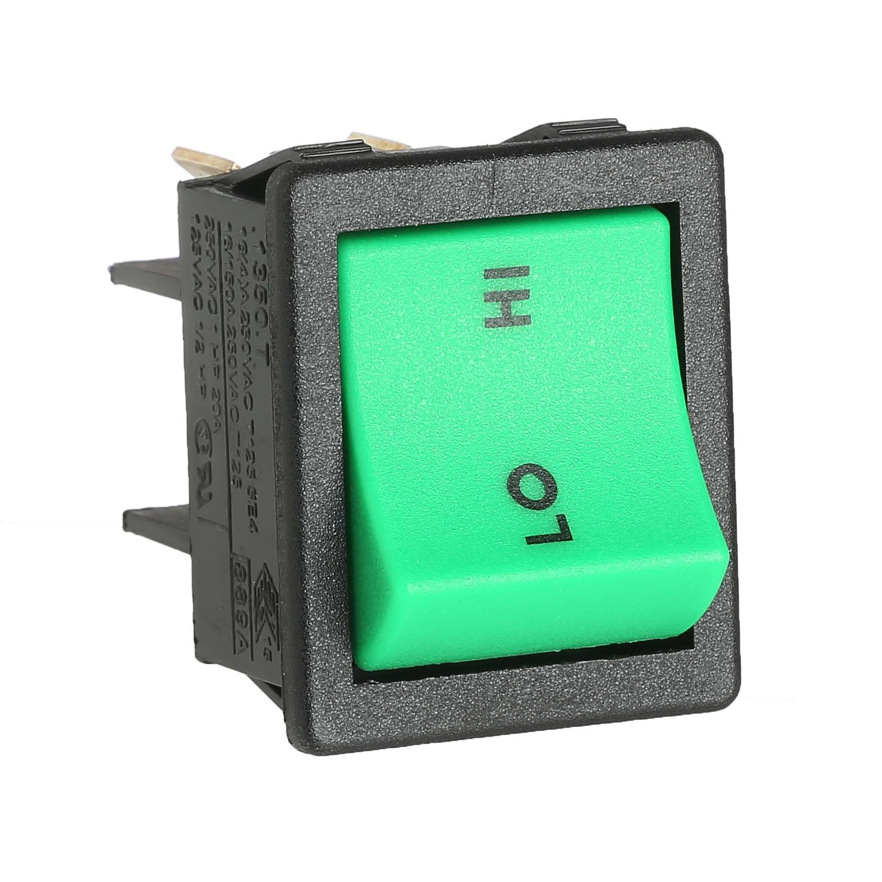 Masterpart Vacuum Green Double Pole Hi Lo Rocker Switch To Fit Numatic Henry, Hetty, HVR200 Vacuum Cleaners 220243