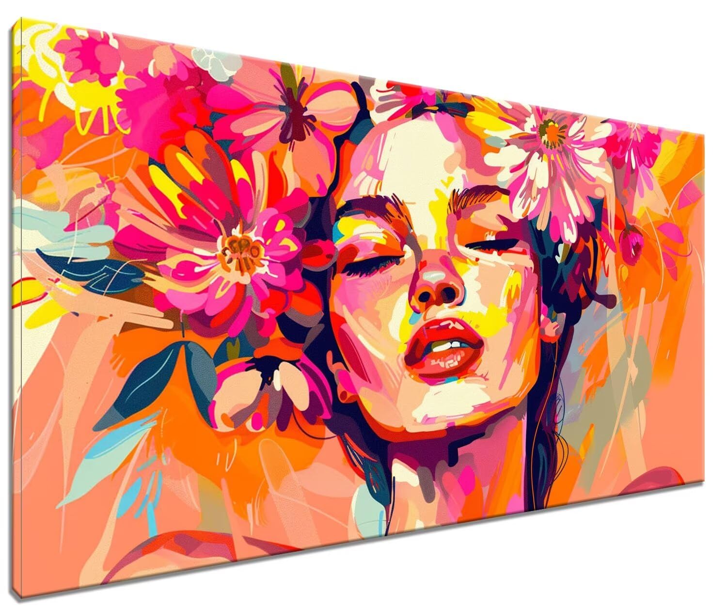 Set artistico su tela per adulti e principianti, kit fai da te per mini cocktail con numeri, facile da usare, kit per pittura a olio numerata, con pennelli, per bar, feste, decorazione