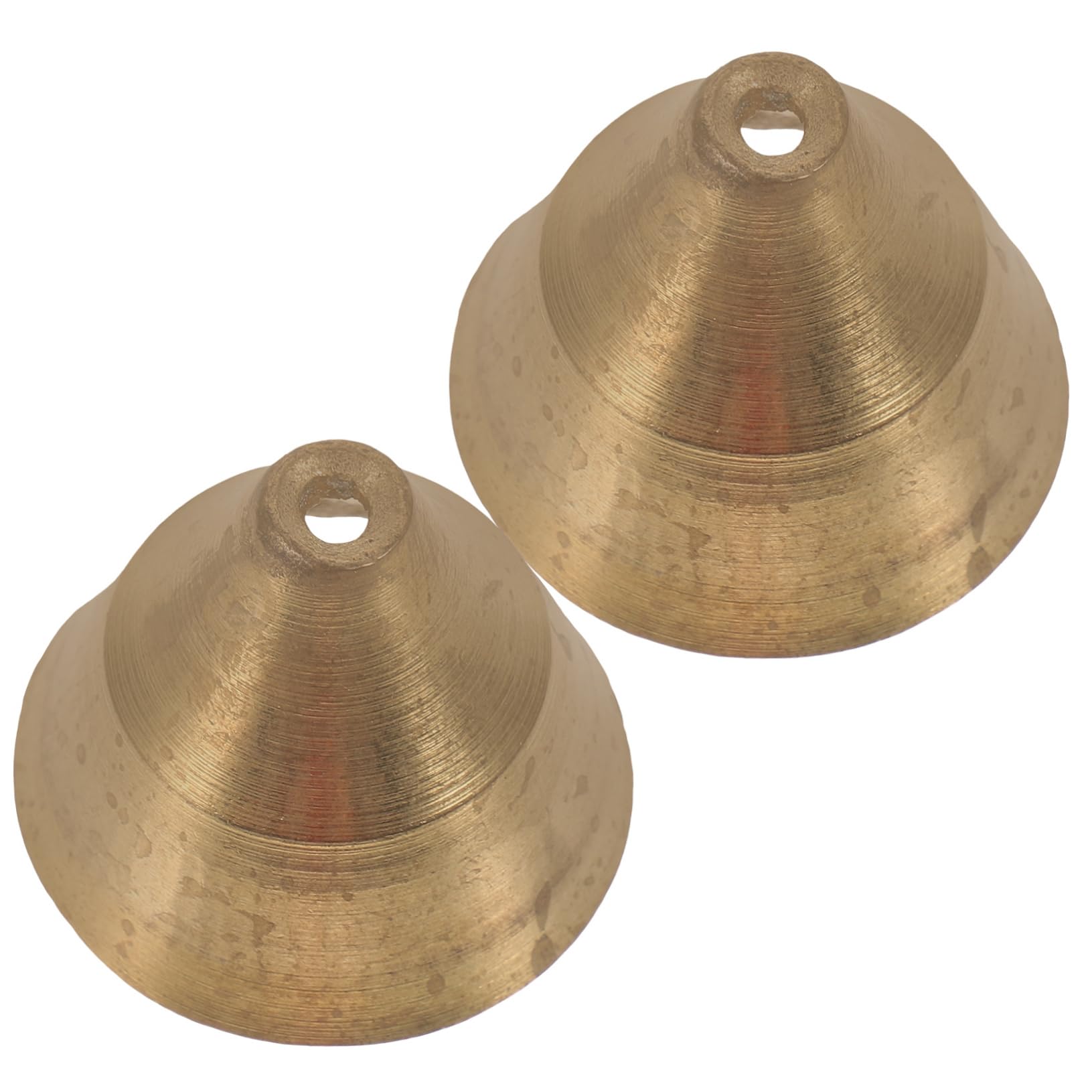 Ciieeo 3sets Traditional Bell Ethnic Style Percussion Instrument for Rhythm Meditation and Religious Use Lightweight Rich Sound Easy to Play 2pcs*3