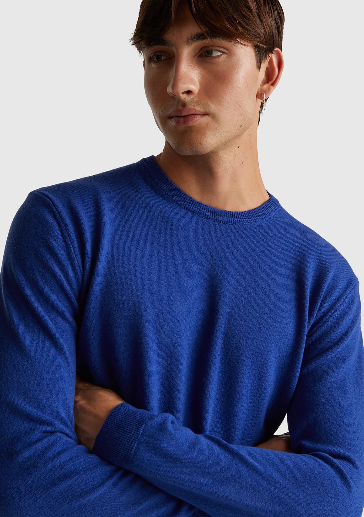 United Colors of Benetton Maglia G/C M/L 1002u1g34 Maglia Girocollo Manica Lunga Uomo (Pacco da 1)