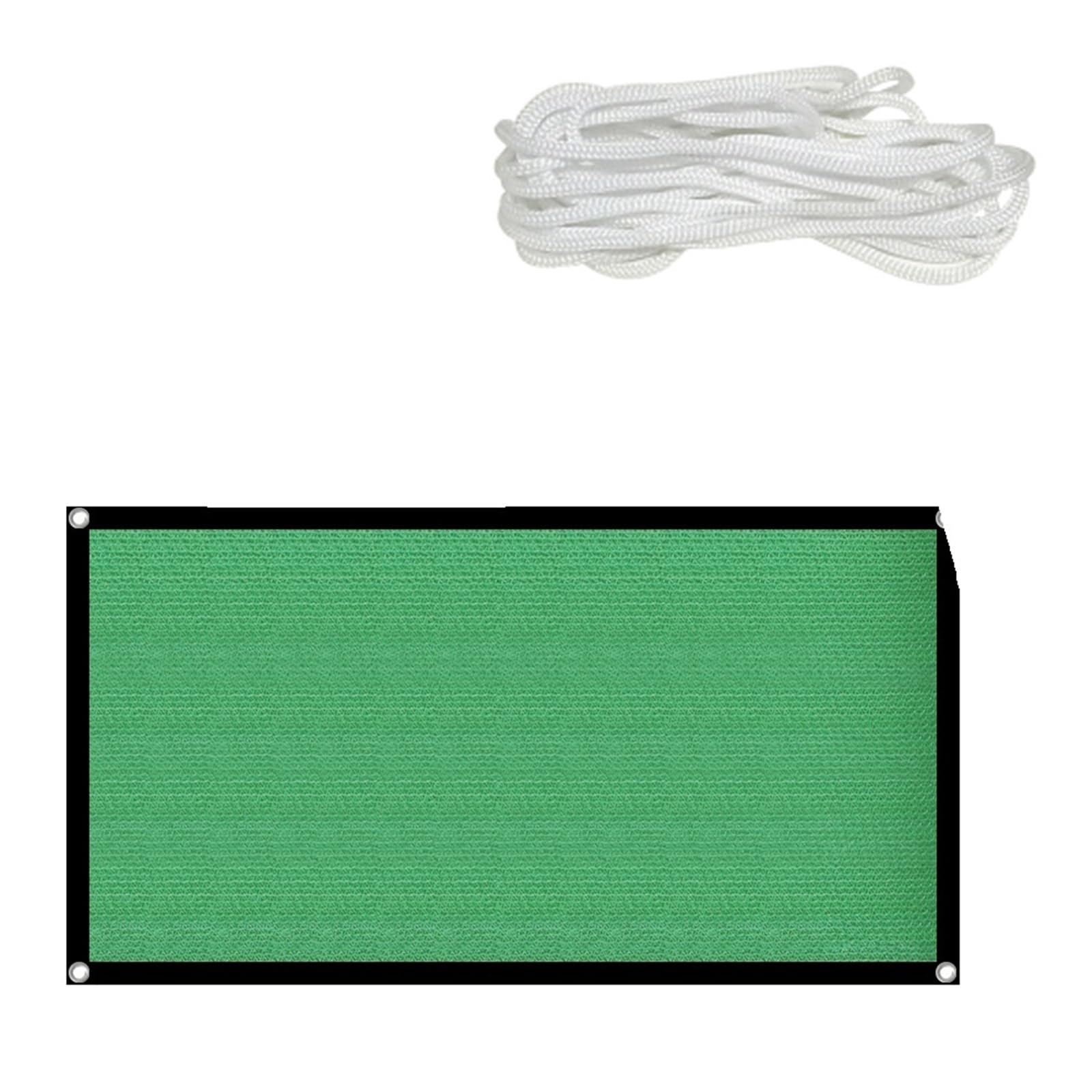 Ombrellone da giardino, Vele ombreggianti Tende da sole impermeabili Vela parasole Giardino domestico Patio Tettoia esterna (Colore : Green)(3x4m)